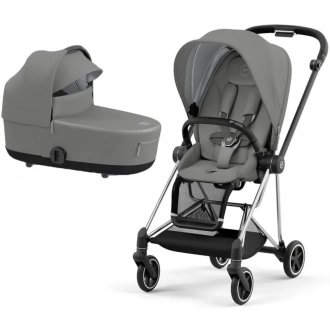 Коляска 2 в 1 Cybex Mios 4.0 Mirage Grey шасси Chrome Black Сірий - Фото 8