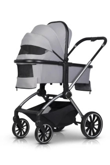 Коляска 2 в 1 EasyGo Giro Grey/Серый - Фото 1