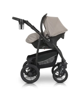Коляска 3 в 1 Verdi Sonic Comfort 03 Latte fabric/Бежевый - Фото 1