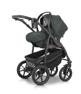Коляска 3 в 1 Verdi Sonic Comfort 06 Forest night fabric/Зеленый - Фото 1