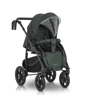 Коляска 3 в 1 Verdi Sonic Comfort 06 Forest night fabric/Зеленый - Фото 4