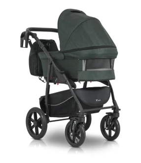 Коляска 3 в 1 Verdi Sonic Comfort 06 Forest night fabric/Зеленый - Фото 7
