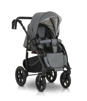 Коляска 3 в 1 Verdi Sonic Comfort 11 Grey skin/Серый - Фото 4