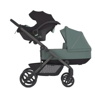 Коляска для двойни 2 в 1 Anex Modu Double Greeny Зеленый - Фото 1