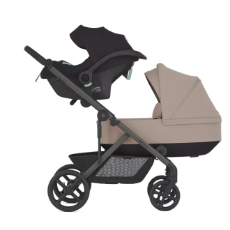 Коляска для двойни 2 в 1 Anex Modu Double Rooty Бежевый - Фото 2