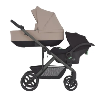 Коляска для двойни 2 в 1 Anex Modu Double Rooty Бежевый - Фото 3