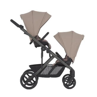 Коляска для двойни 2 в 1 Anex Modu Double Rooty Бежевый - Фото 9