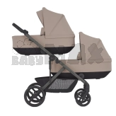 Коляска для двойни 2 в 1 Anex Modu Double Rooty Бежевый