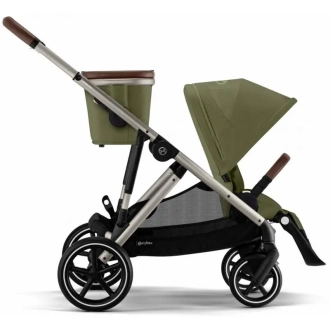 Коляска для двойни 2 в 1 Cybex Gazelle S Moss Green/Зеленый - Фото 3