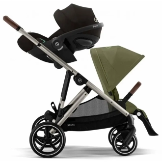 Коляска для двойни 2 в 1 Cybex Gazelle S Moss Green/Зеленый - Фото 4