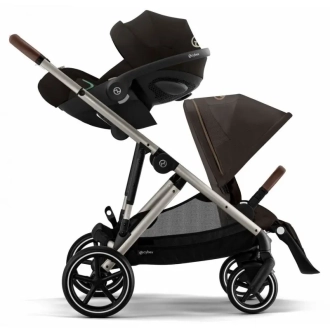 Коляска для двойни 2 в 1 Cybex Gazelle S Chocolate Brown/Коричневый - Фото 3