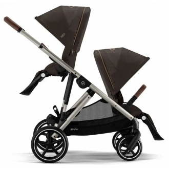 Коляска для двойни 2 в 1 Cybex Gazelle S Chocolate Brown/Коричневый - Фото 4