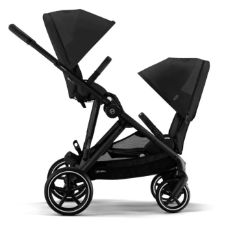 Коляска для двойни 2 в 1 Cybex Gazelle S Moon Black/Черный - Фото 5