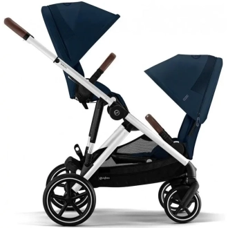 Коляска для двойни 2 в 1 Cybex Gazelle S Ocean Blue/Синий - Фото 2