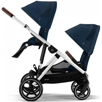 Коляска для двойни 2 в 1 Cybex Gazelle S Ocean Blue/Синий - Фото 4