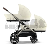 Коляска для двойни 2 в 1 Cybex Gazelle S Seashell Beige/Молочный