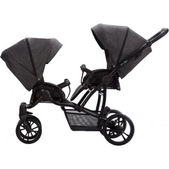 Коляска для двойни 2 в 1 Bebetto B 42 22 Графитовый - Фото 1