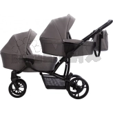 Коляска для двойни 2 в 1 Bebetto B 42 24 Серый