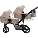 Коляска для двойни 2 в 1 Bebetto B 42 PRO 22 Бежевый