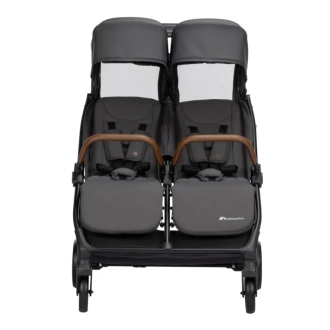Коляска прогулочная для двойни BEBE CONFORT Mane Mineral Graphite/Графитовый - Фото 1