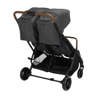 Коляска прогулочная для двойни BEBE CONFORT Mane Mineral Graphite/Графитовый - Фото 2