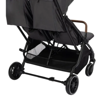 Коляска прогулочная для двойни BEBE CONFORT Mane Mineral Graphite/Графитовый - Фото 7