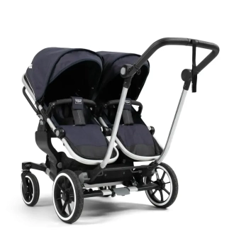 Коляска для двойни 2 в 1 Emmaljunga NXT Twin Lounge Navy/Синий - Фото 2