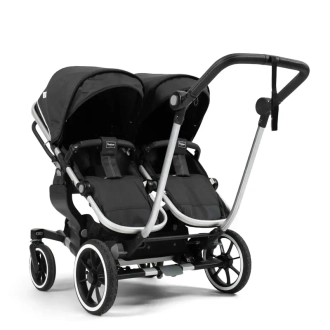 Коляска для двойни 2 в 1 Emmaljunga NXT Twin Lounge Black/Черный - Фото 7