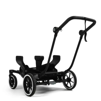 Коляска для двойни 2 в 1 Emmaljunga NXT Twin Outdoor Navy/Синий - Фото 4