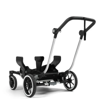 Коляска для двойни 2 в 1 Emmaljunga NXT Twin Outdoor Navy/Синий - Фото 8