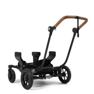 Коляска для двойни 2 в 1 Emmaljunga NXT Twin Outdoor Olive/Оливковая - Фото 1