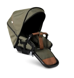 Коляска для двойни 2 в 1 Emmaljunga NXT Twin Outdoor Olive/Оливковая - Фото 4