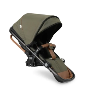 Коляска для двойни 2 в 1 Emmaljunga NXT Twin Outdoor Olive/Оливковая - Фото 5