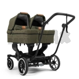 Коляска для двойни 2 в 1 Emmaljunga NXT Twin Outdoor Olive/Оливковая