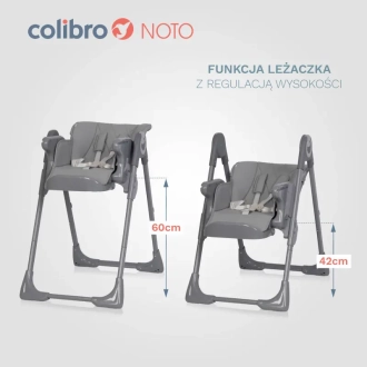 Стільчик для годування Colibro Noto Onyx/Графітовий - Фото 4