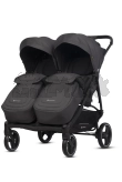 Коляска для двойни Euro-Cart Doblo 2024 Iron/Серый