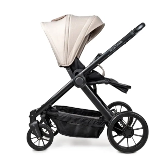 Коляска трансформер 3 в 1 Ninos Estrella Beige Black/Бежевый - Фото 3