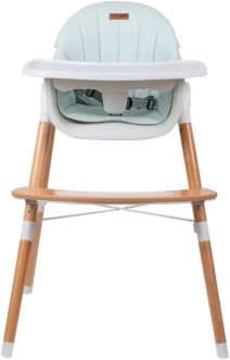 Стульчик для кормления FreeON Tin White/Mint/Бело-мятный - Фото 3