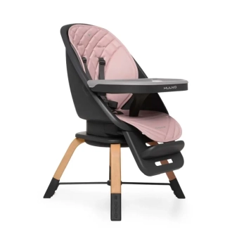 Стульчик для кормления Muuvo Choc2 Powder Pink New Розовый - Фото 6