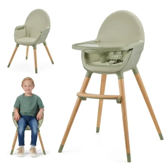 Стільчик для годування 2 в 1 Kinderkraft Fini 2 Green/Зелений - Фото 2