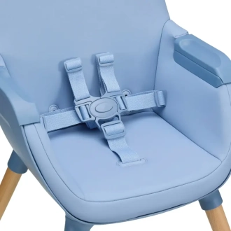 Стільчик для годування 2 в 1 Kinderkraft Fini 2 Nordic Breeze/Блакитний - Фото 1