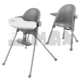 Стільчик для годування 2 в 1 Kinderkraft Pini Gray/Сірий