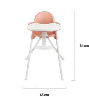 Стільчик для годування 2 в 1 Kinderkraft Pini Pink/Рожевий - Фото 2