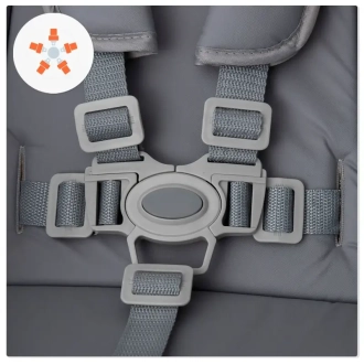 Стульчик для кормления Babytiger Kiki Grey/Серый - Фото 5