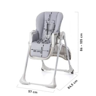 Стульчик для кормления Babytiger Kiki Grey/Серый - Фото 6