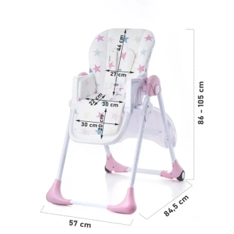Стільчик для годування Babytiger Kiki Pink/Рожевий - Фото 3