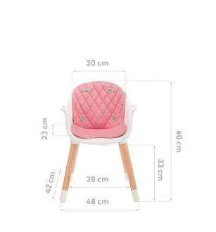 Стільчик для годування Babytiger Tini Pink/Рожевий - Фото 4