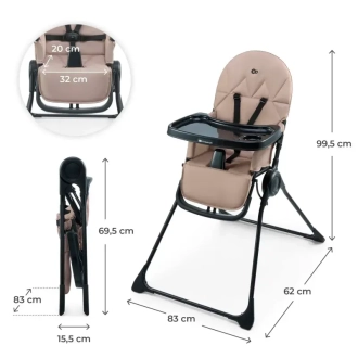 Стульчик для кормления Kinderkraft Binci Beige/Бежевый - Фото 1