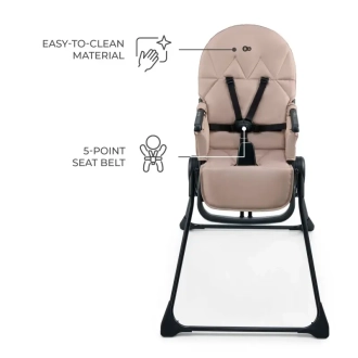 Стульчик для кормления Kinderkraft Binci Beige/Бежевый - Фото 4
