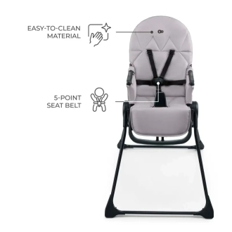 Стульчик для кормления Kinderkraft Binci Grey/Серый - Фото 4